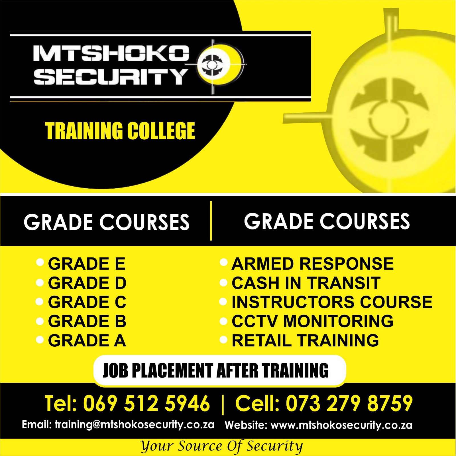 Mtshoko security services &Mtshoko security training college