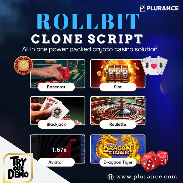Get a Free Demo of Plurance’s Rollbit Clone Script – Launch Your Crypto Gaming Platform